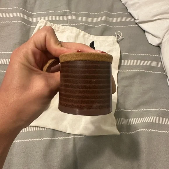 Zara Women's Tan Pointed Toe Heels - Picture 5 of 6